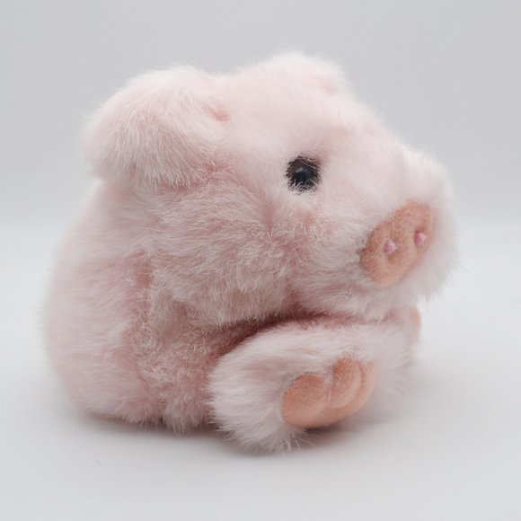 Percy the Pig Puffkins by Swibco Style 6617 Bean Bag Plush - Picture 2 of 8